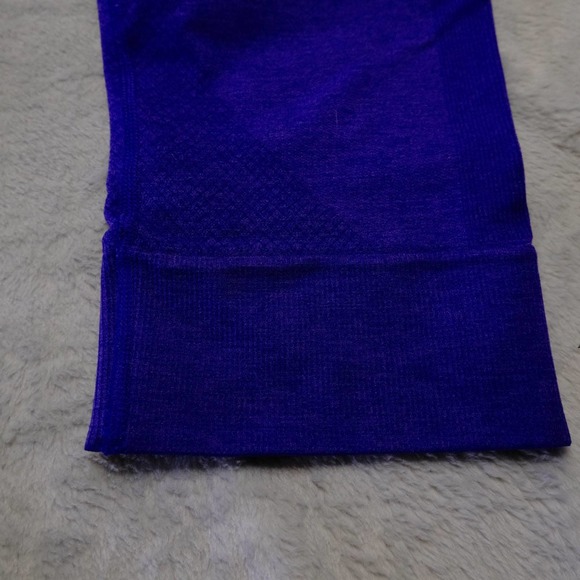 Lululemon Womens In The Flow Crop Leggings Sz 6 Purple High Waisted - Picture 2 of 11